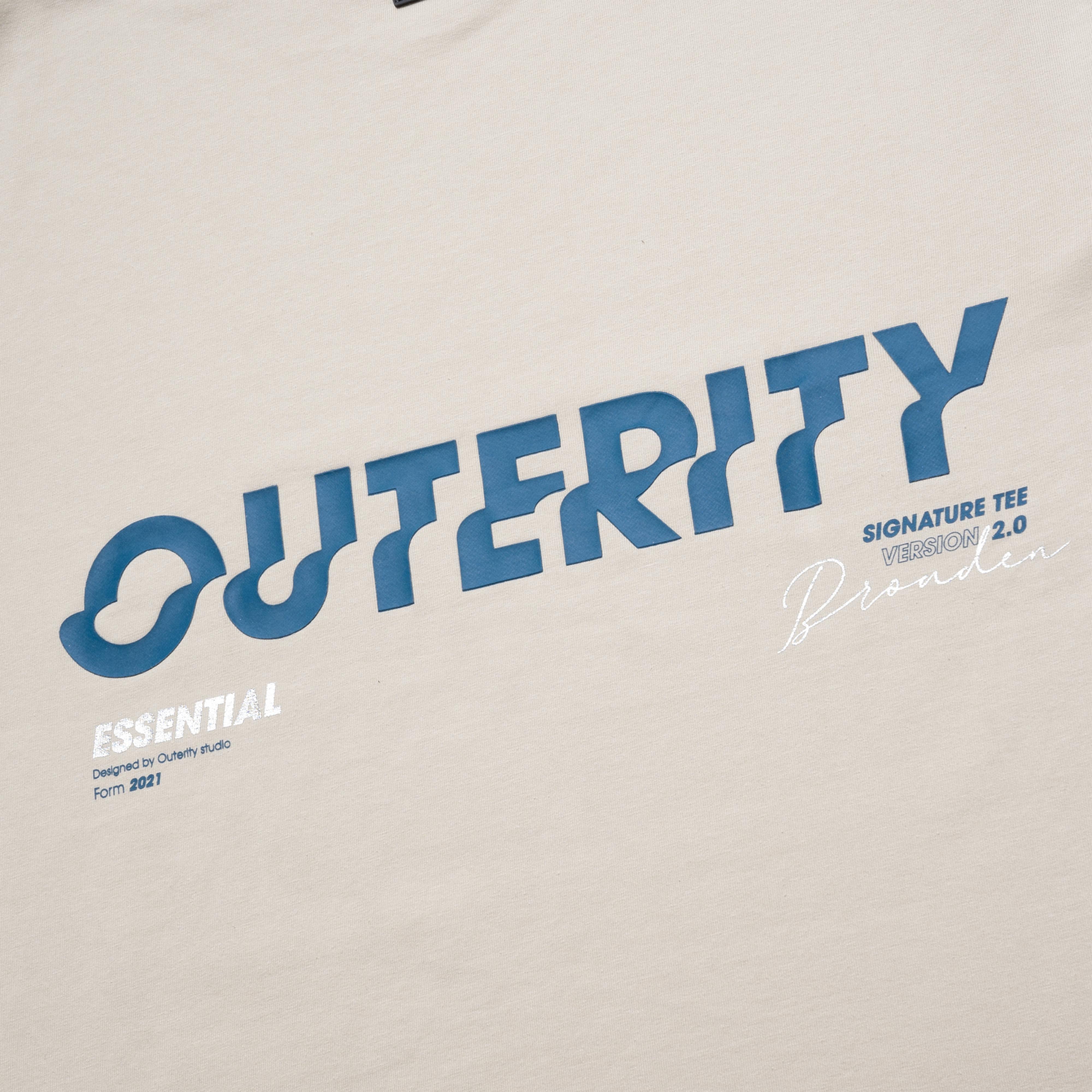 Áo thun Outerity Signature v2.0 / Màu Light Grey - ORP186