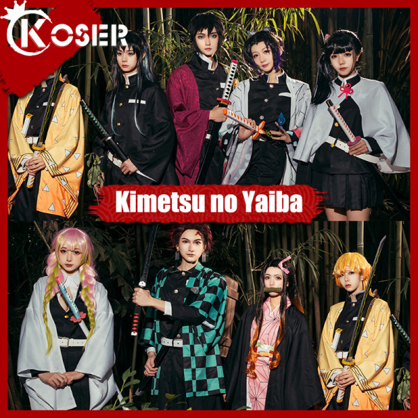 COSER KING store Bộ trang phục hoá trang vào nhân vật anime Demon Slayer Kimetsu no Yaiba Cosplay Costume