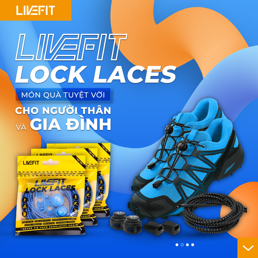 Dây giày thông minh LiveFit Lock Laces