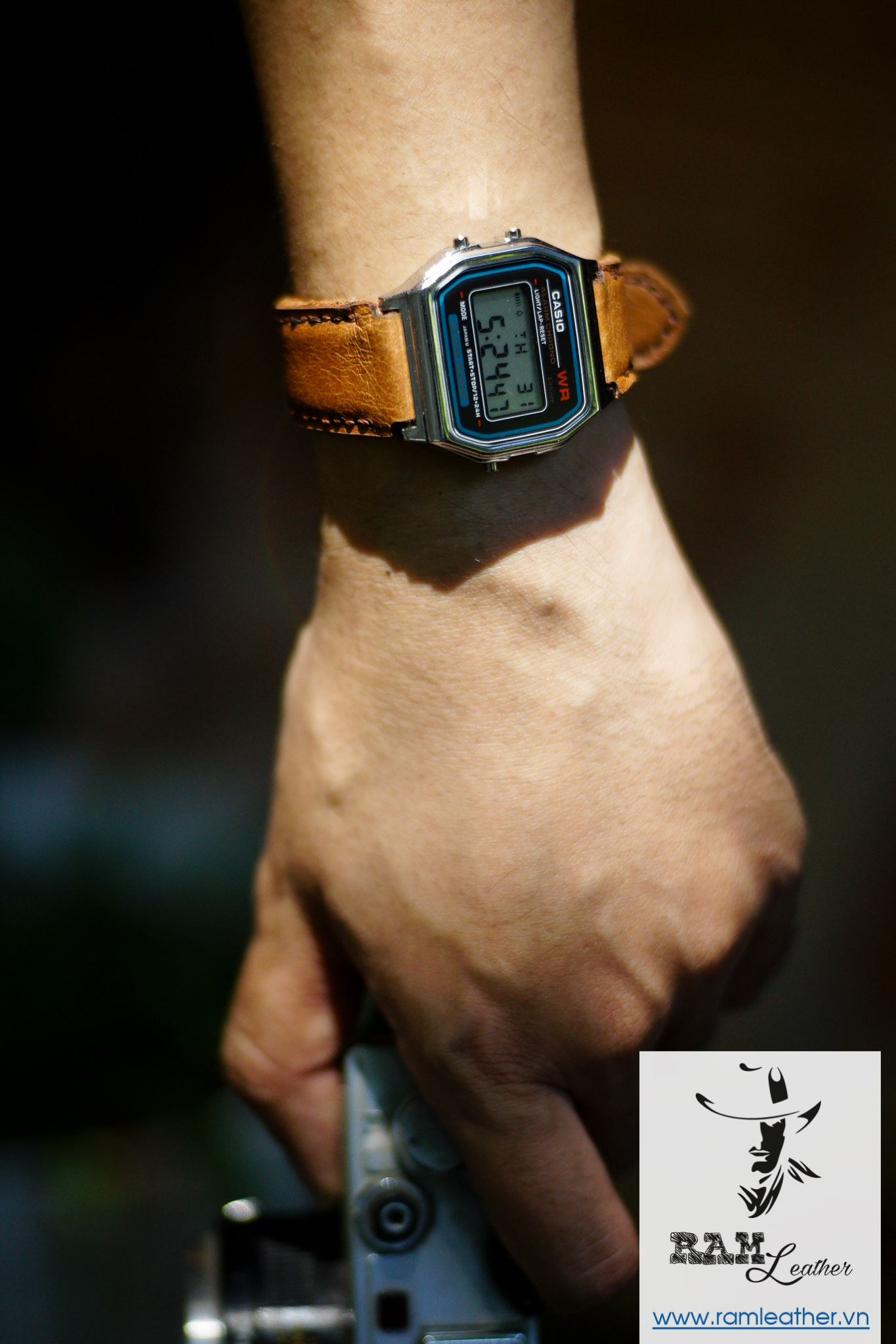 WATCH STRAPS DOUBLE COW LEATHER REAL