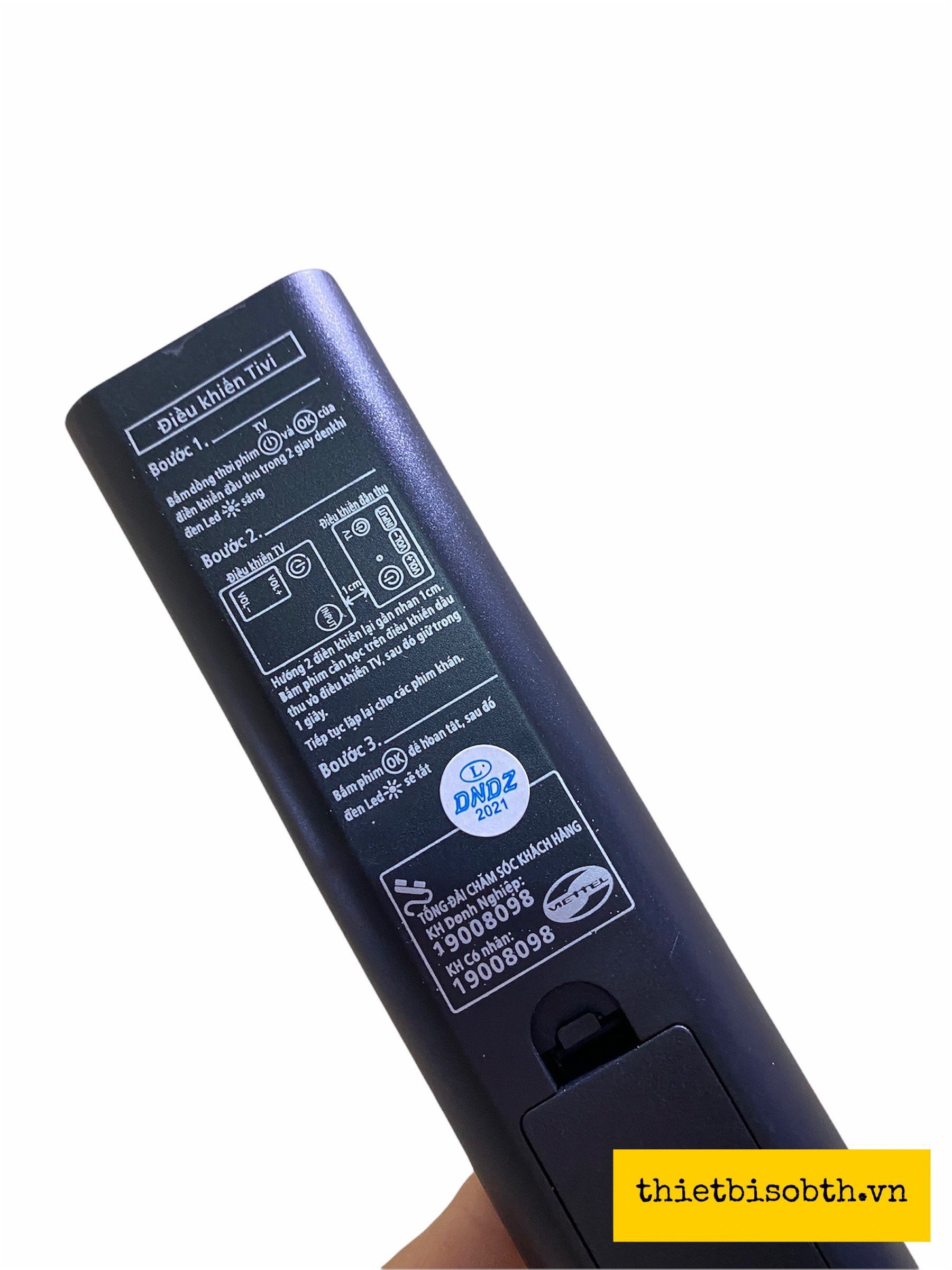 Remote điều khiển đầu thu Viettel internet - Remote Viettel