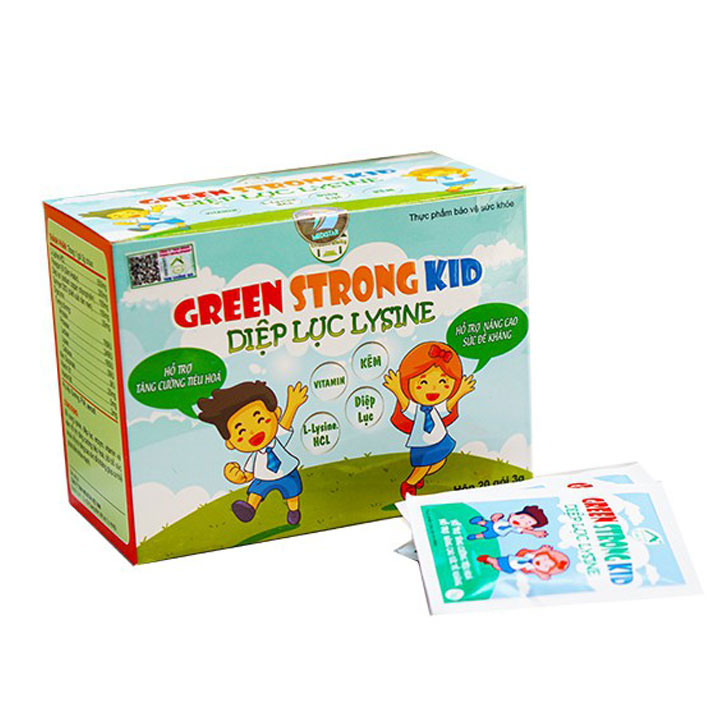 [HCM]Diệp Lục Lysine Strong Kid giúp bé ăn ngon hết táo bón
