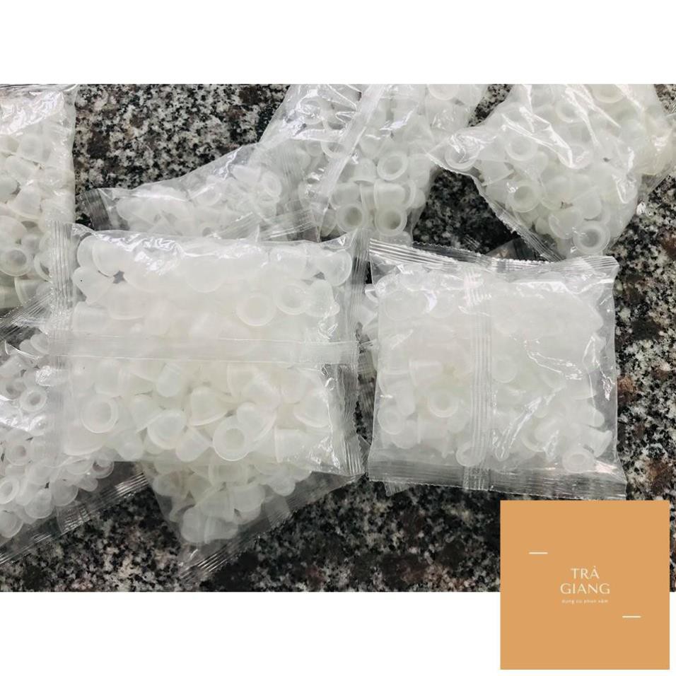 Chum silicon đựng mực phun xăm (1 gói/100c)