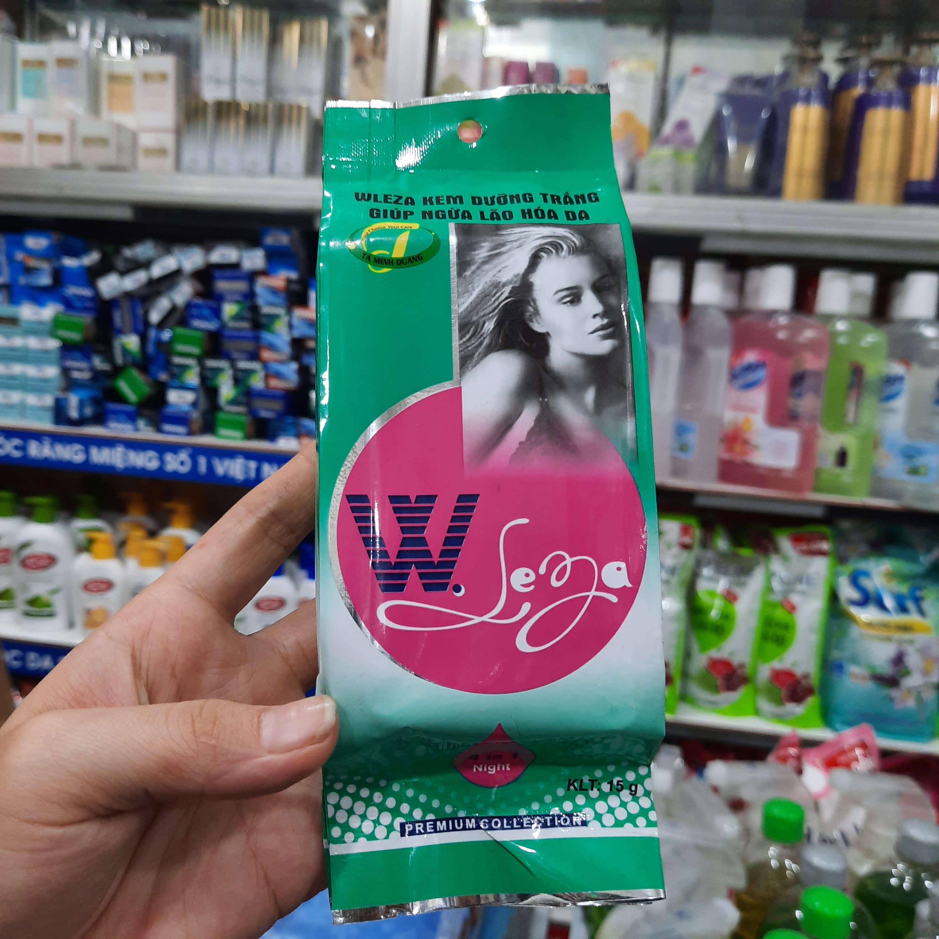 Kem Wleza dưỡng trắng và cải thiện da 15g