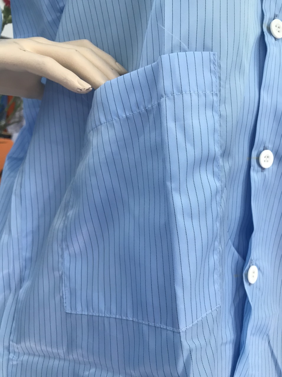 [HCM]Áo Blouse phòng sạch chống tĩnh điện tay dài