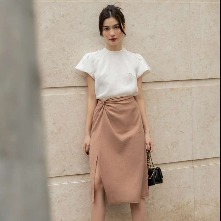 OLV – Chân váy Cinnamon Twisted Skirt – OLV ,SKU : 1677213644_VNAMZ-7426616538 >>>🇻🇳 Top1Vietnam 🛒>>> lazada.vn 🇻🇳🇻🇳🇻🇳🛒🛍🛒