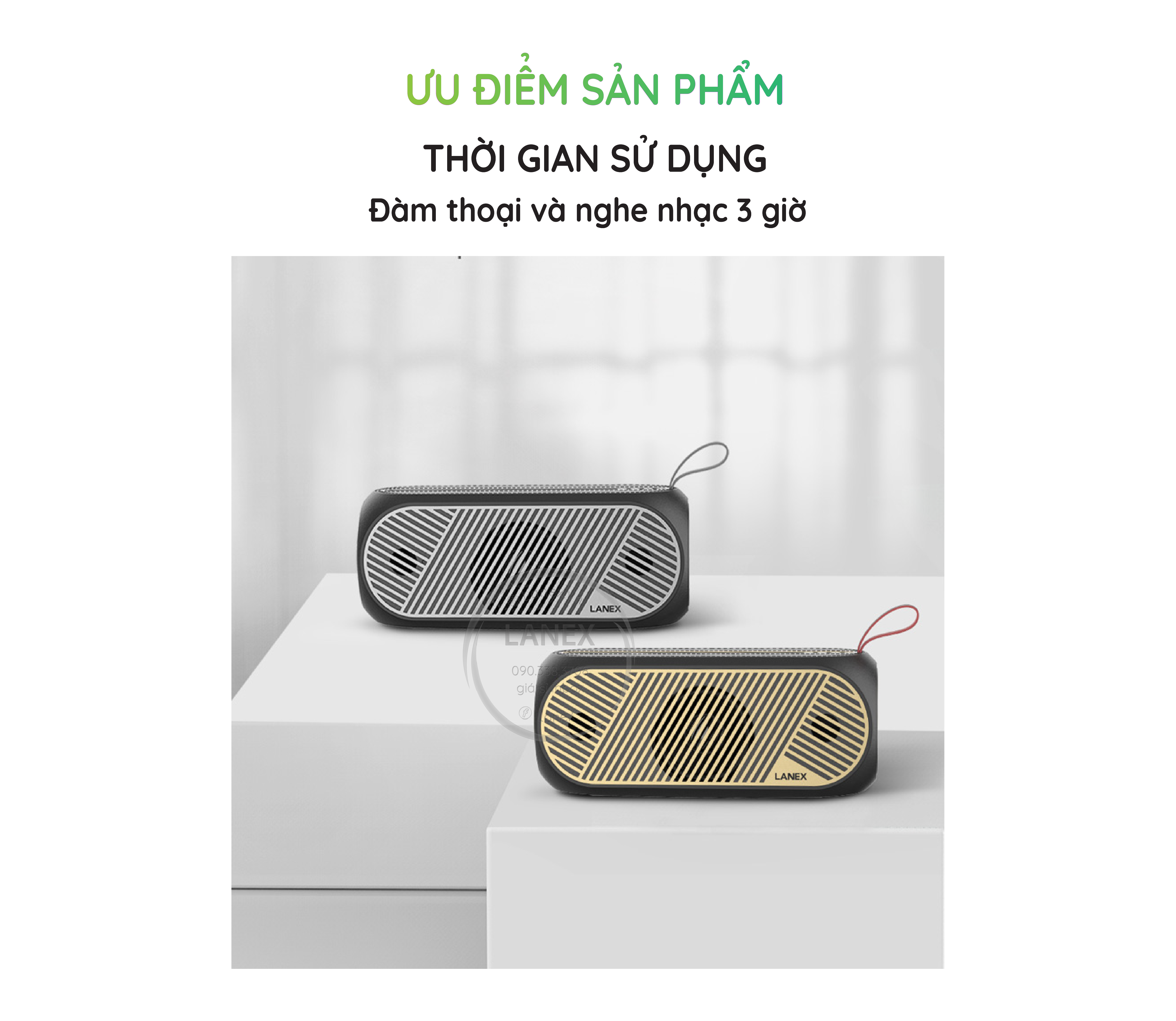 Loa Bluetooth Lanex Lsk - W09 10w V5.0