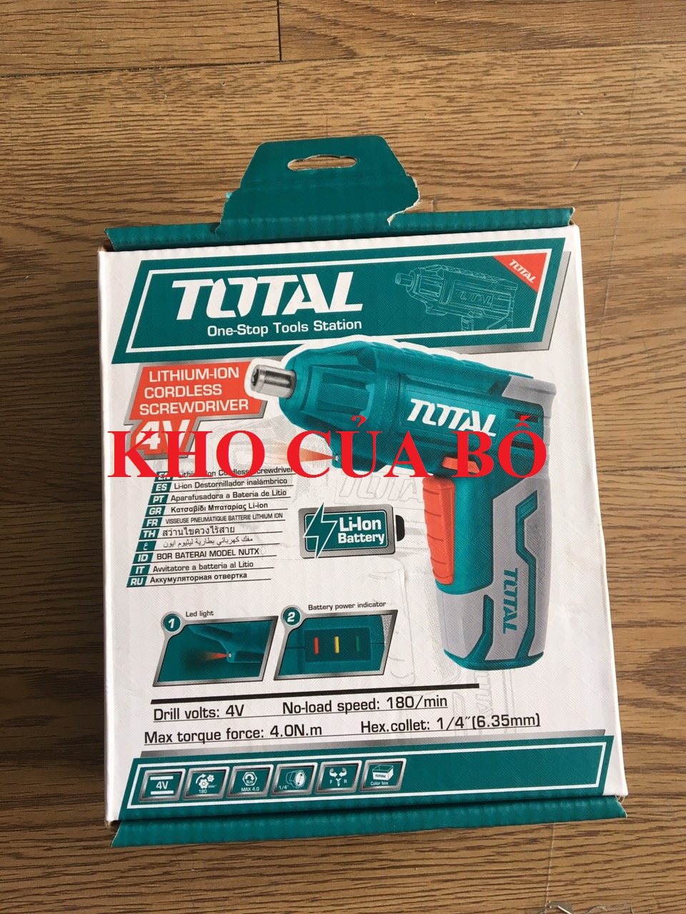 Máy Siết vít dùng pinLithium 4V Total TSDLI0401
