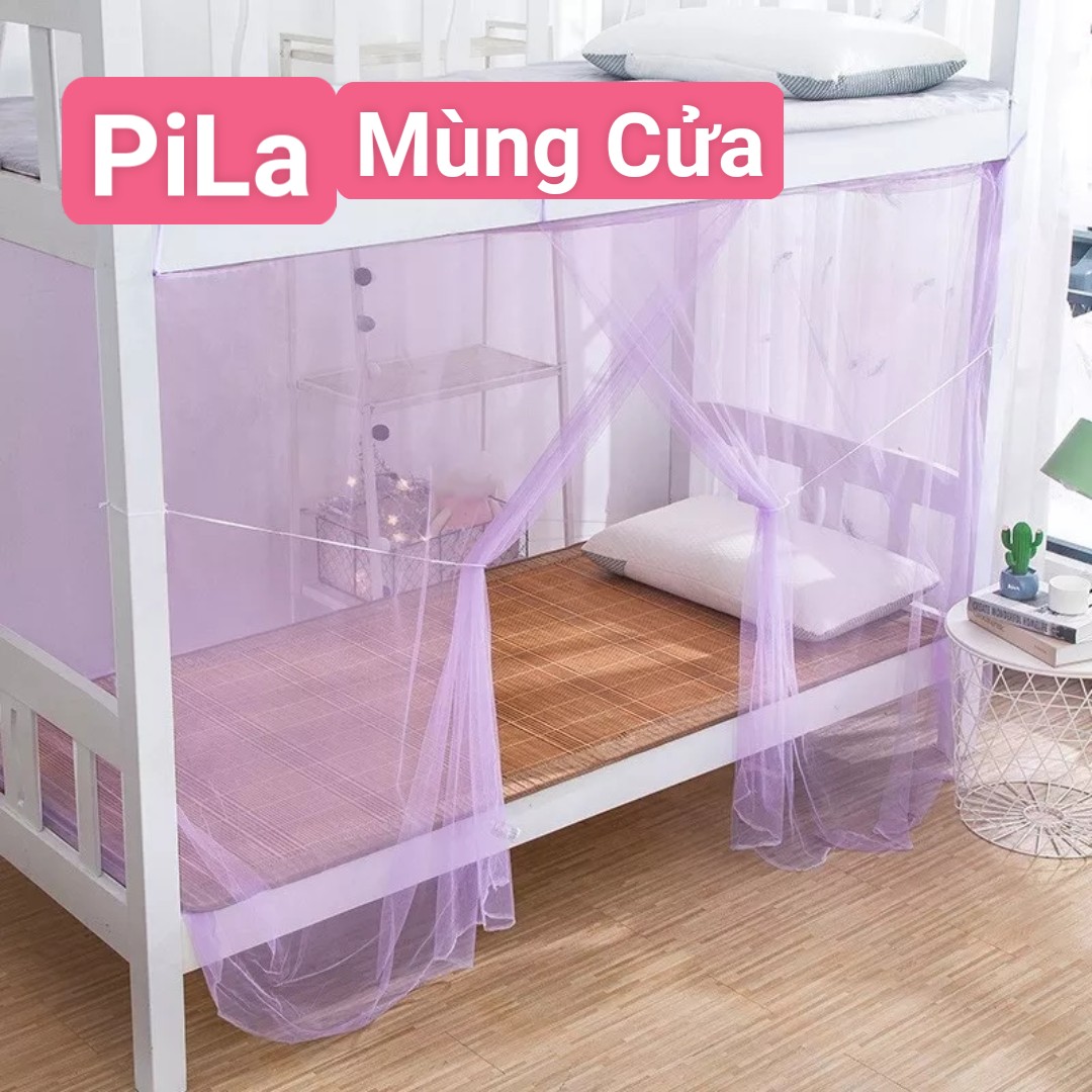 Mùng Ngủ Có Cửa Tuyn Bông Đẹp 1M8 x 2M2 Chống Muỗi