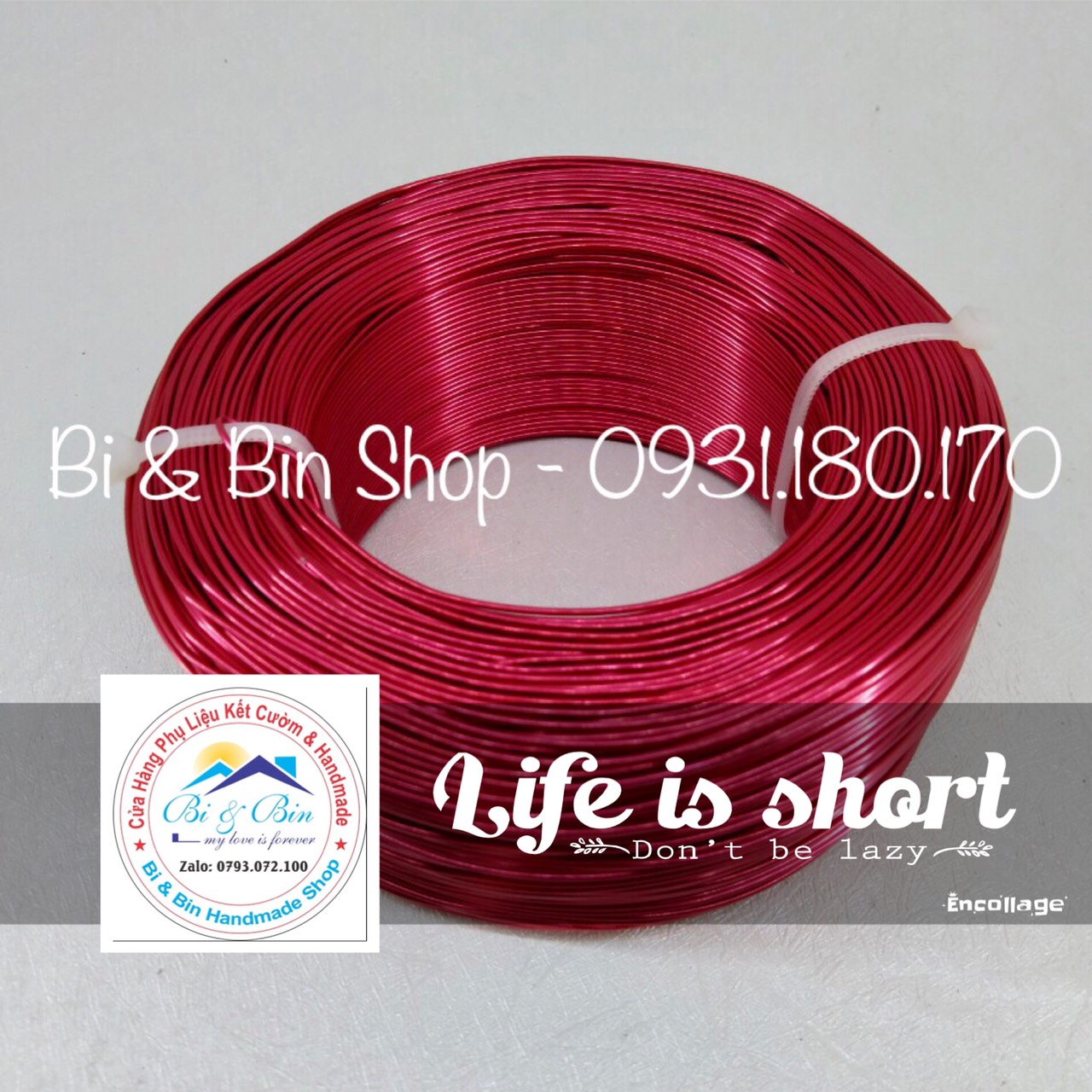 Cuộn 100g Dây Nhôm Màu 1mm Làm Cây Bonsai Handmade