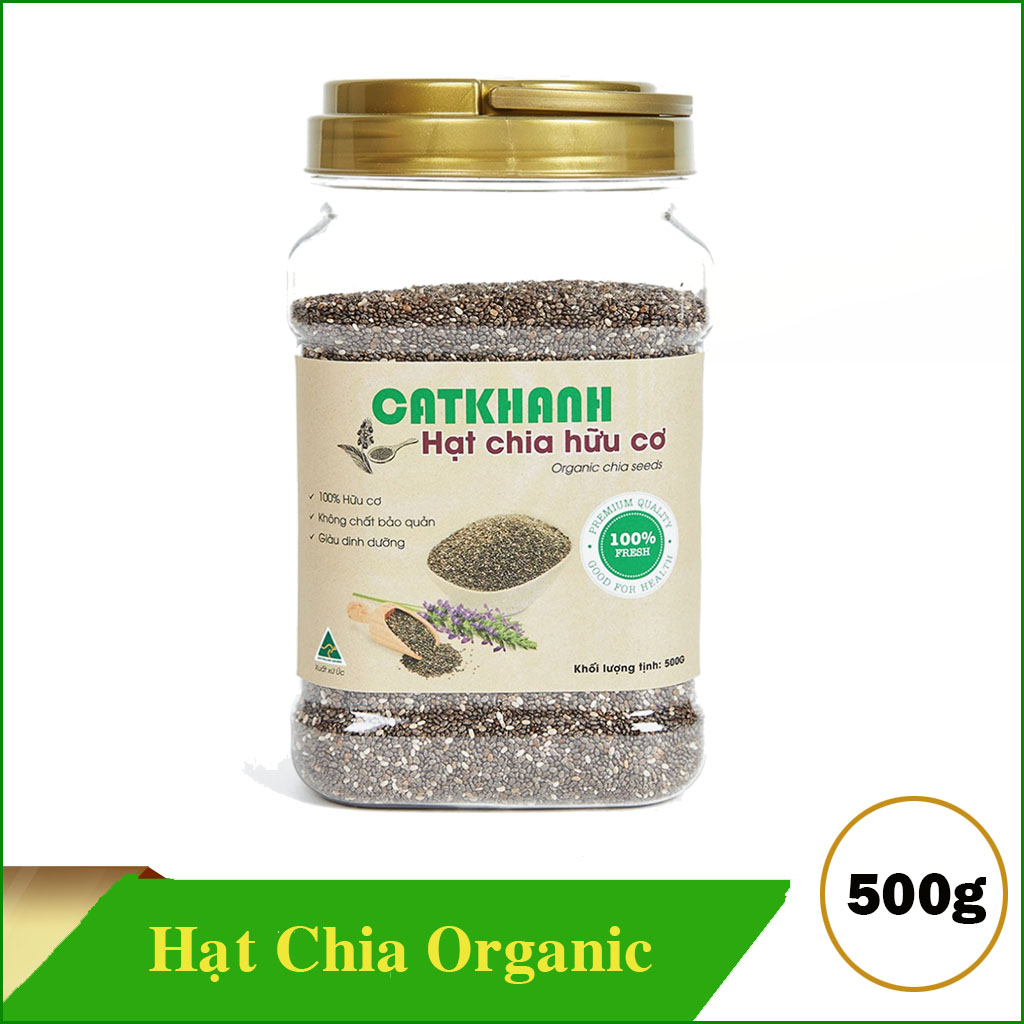 Hạt chia Organic Cát Khánh 500gr