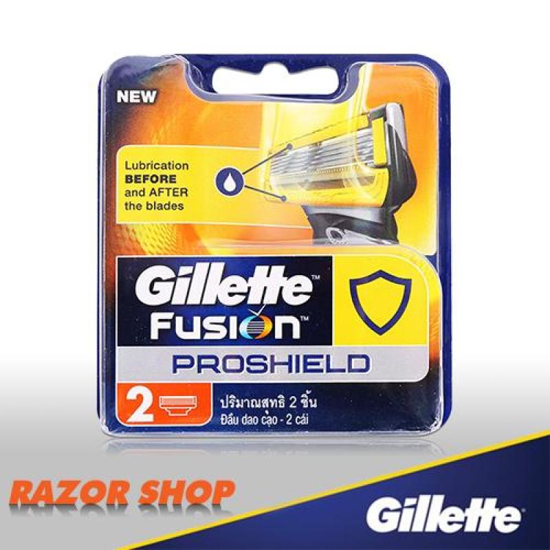 Vỉ 2 lưỡi dao cạo Gillette Fusion 5 + 1 Proshield nhập khẩu