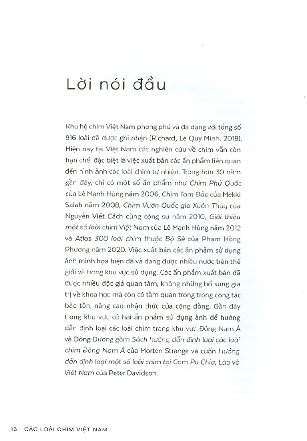 Các Loài Chim Việt Nam