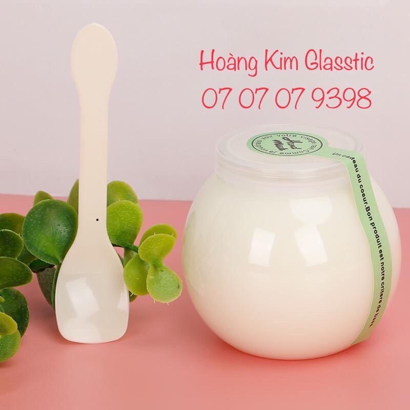 LỌ THUỶ TINH TRÒN- NẮP NHỰA- 200ml