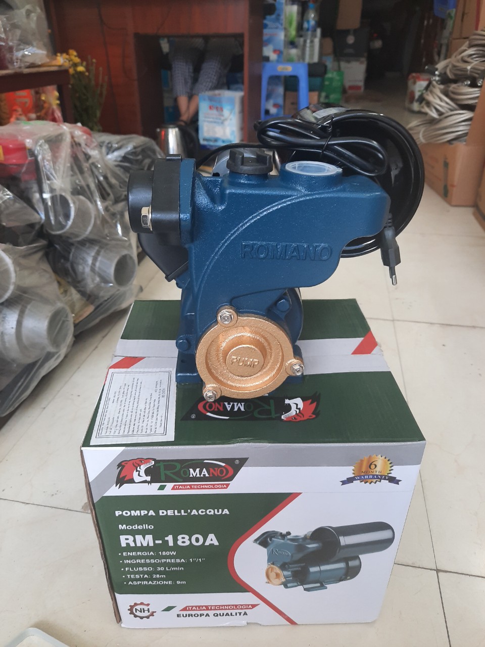 Bơm tăng áp Romano RM 180A