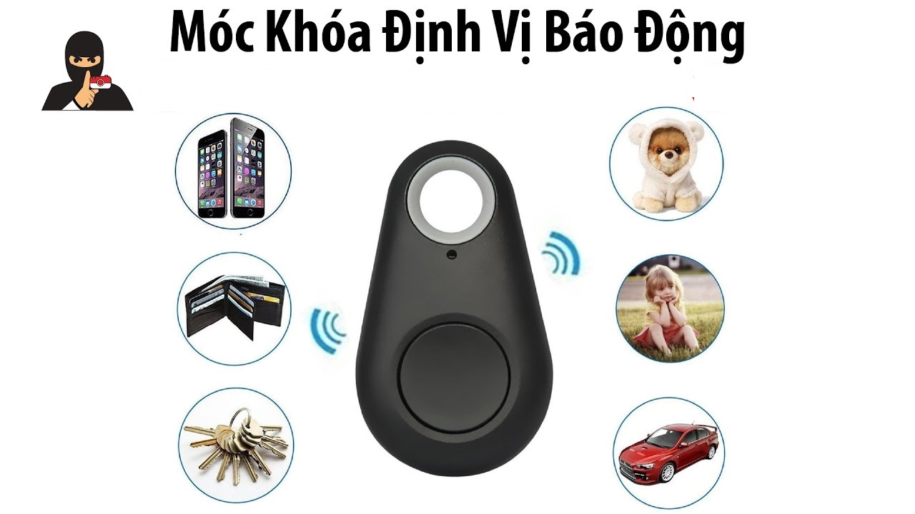 Thiết Bị Định Vị Bluetooth 2 Chiều Tìm Điện Thoại Và Làm Remote Chụp Hình