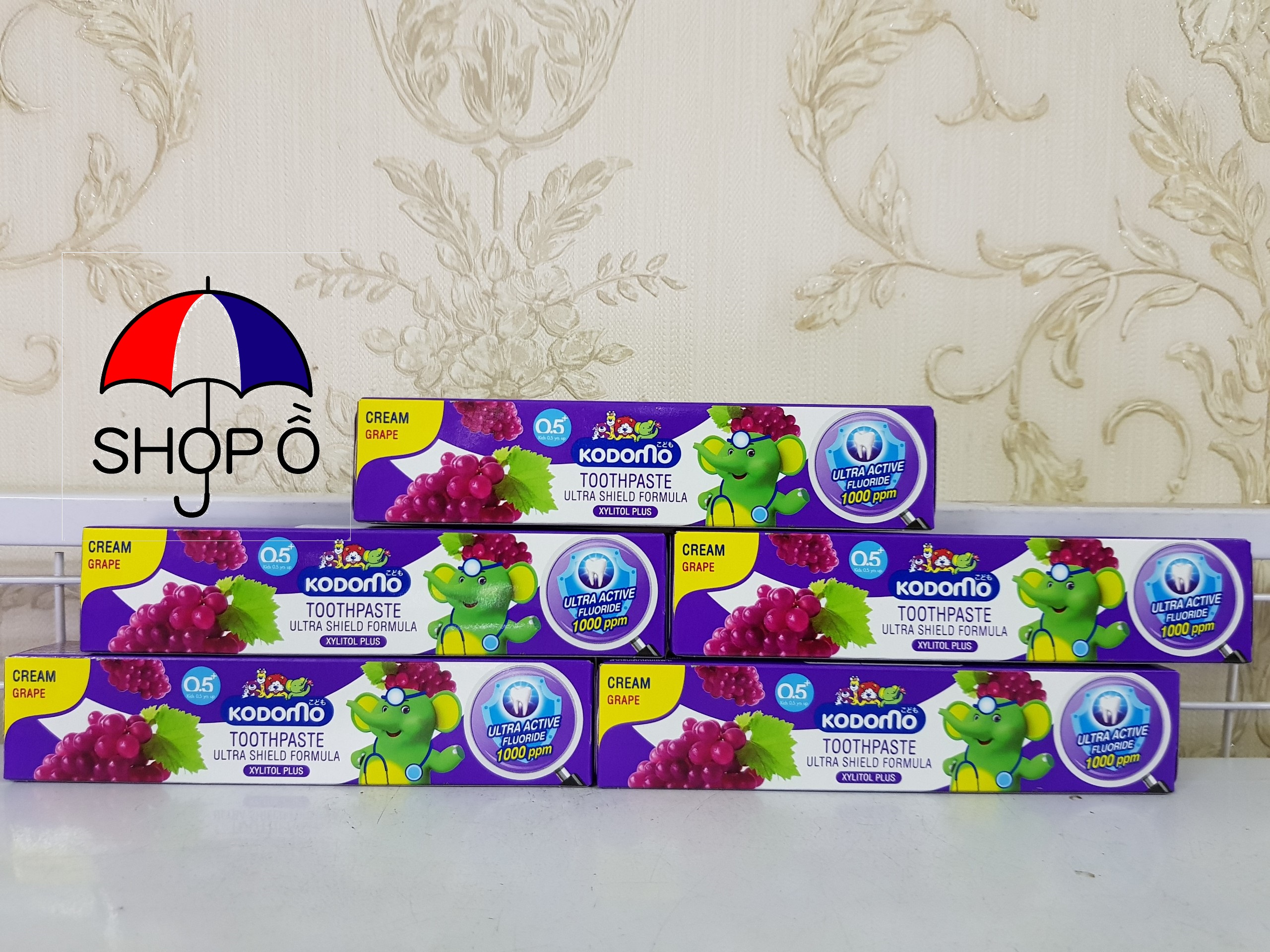 [HCM]Kem đánh răng trẻ em Kodomo 40gram Thái
