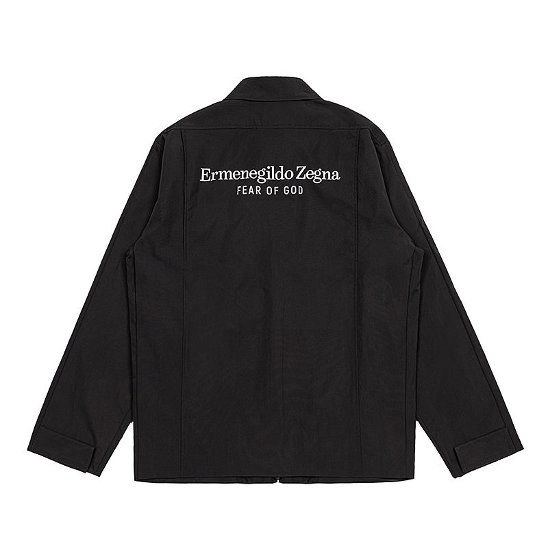 FEAR OF GOD High Street Fashion Brand Coach Jacket Embroidered FOG Simple Autumn and Winter Versatile Jacket European and American
