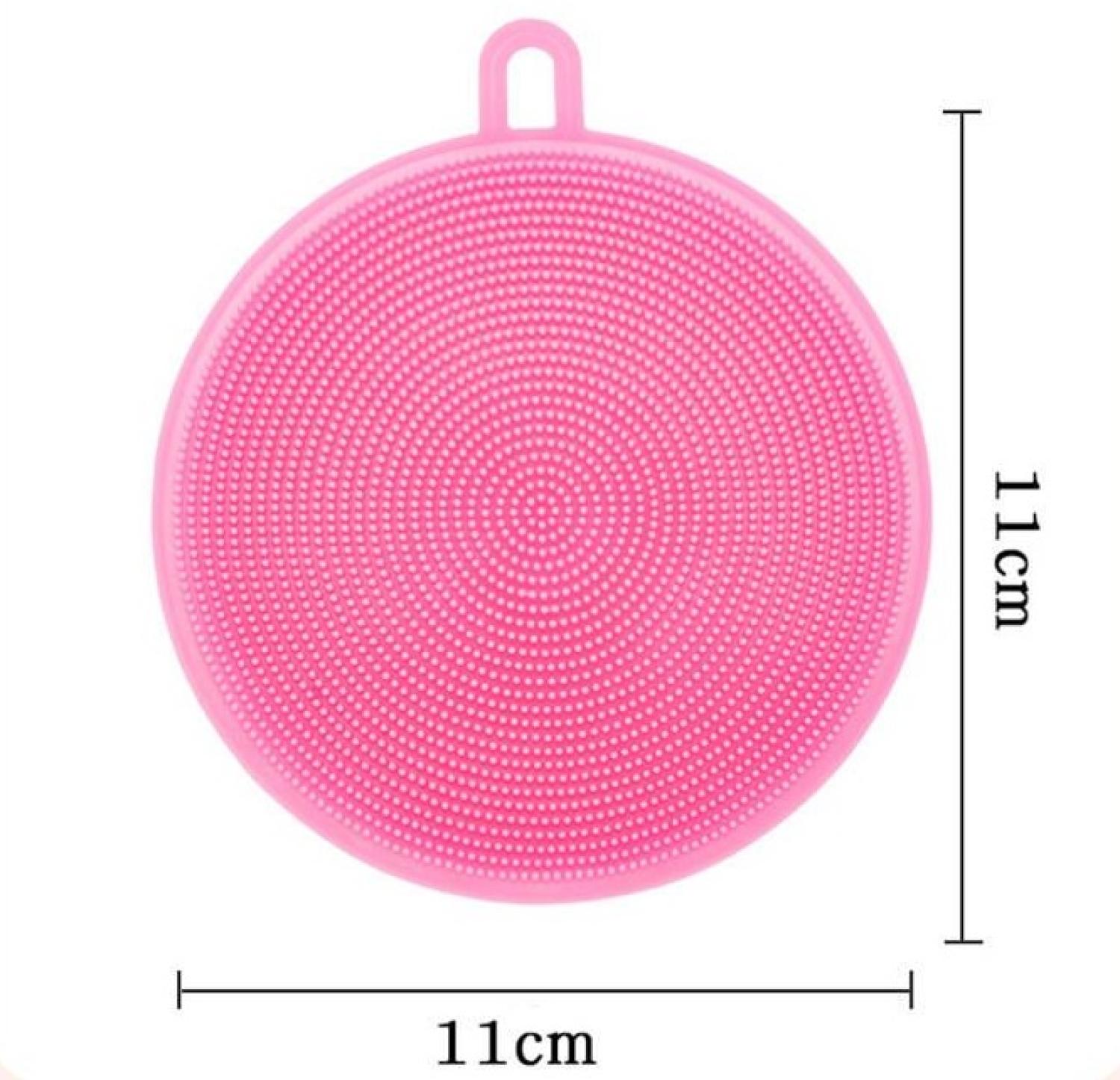 Combo 2 Miếng Rửa Chén Bát Silicon Đa Năng Siêu Sạch (màu ngẫu nhiên),