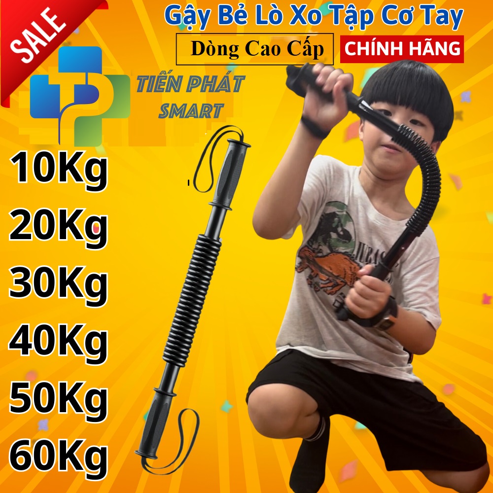 Gậy lò Xo 10kg, 20kg, 30kg, 40kg, 50kg, 60kg, 80kg, 100kg- Tùy Chọn Lực Nặng