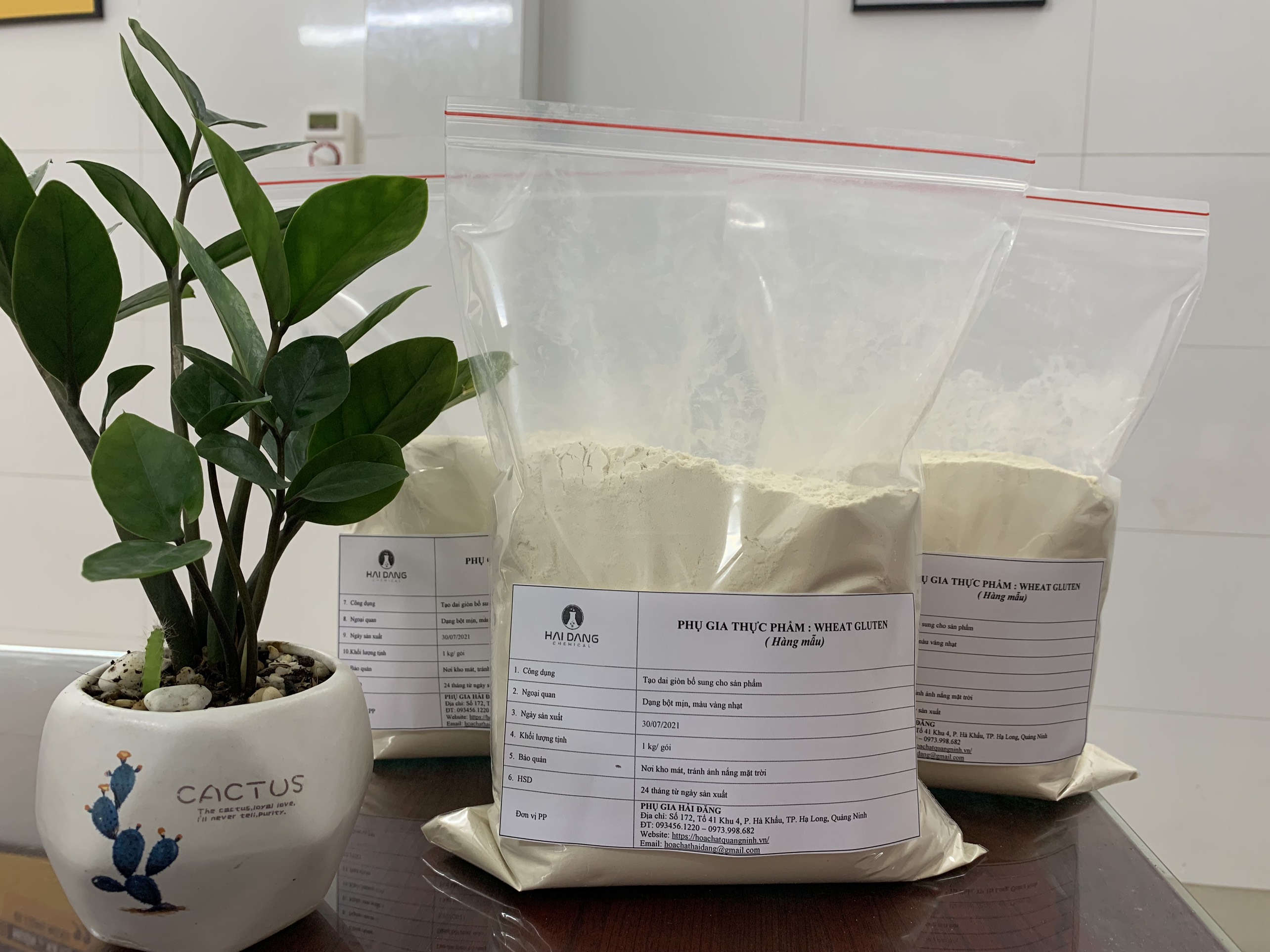 Chất tạo kết dính, giòn dai cho giò chả - wheat gluten
