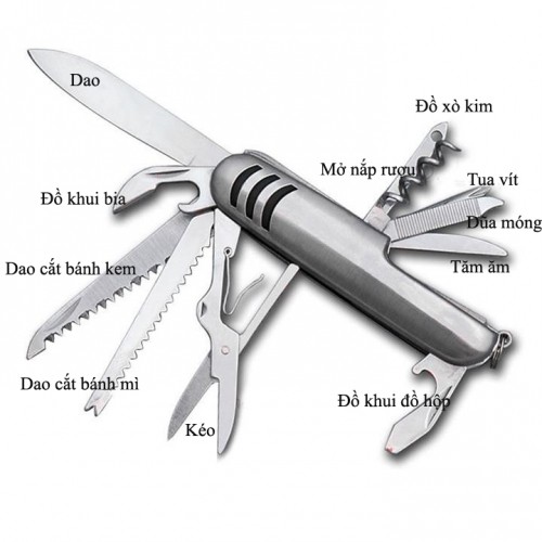 Dao Đa Năng Bỏ Túi 11 Món