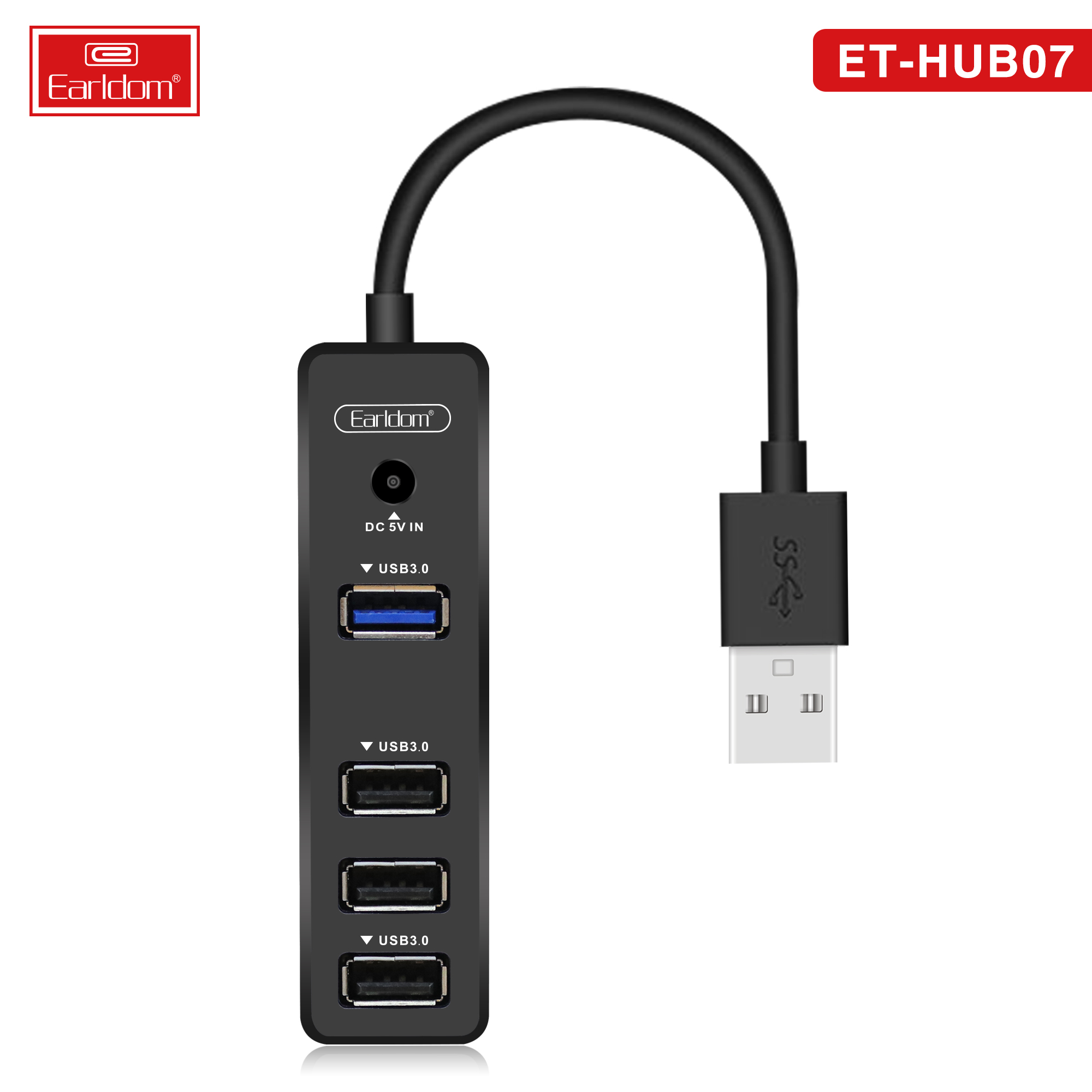 Ổ Cắm USB Earldom 4 Cổng HUB 07 - Ổ Chia Kết Nối USB