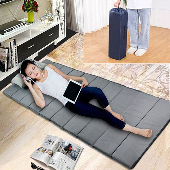 Nệm gấp ngủ trưa văn phòng - Đệm topper trải sàn gấp gọn - Nệm 1 hoặc 2 người nằm ngủ trong không gian nhỏ hẹp