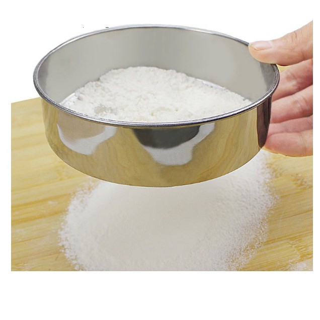 Rây bột / sàng bột inox 15cm