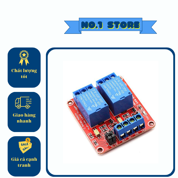 Module Relay 1/2/4 Kênh 5V có opto cách ly