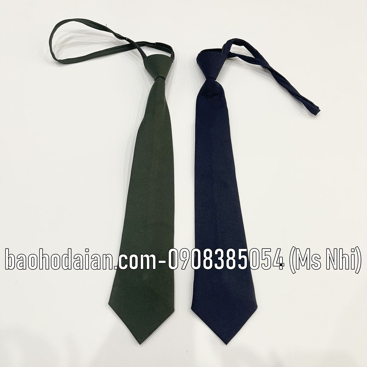 Cà vạt dây rút chất liệu vải cát mềm đẹp