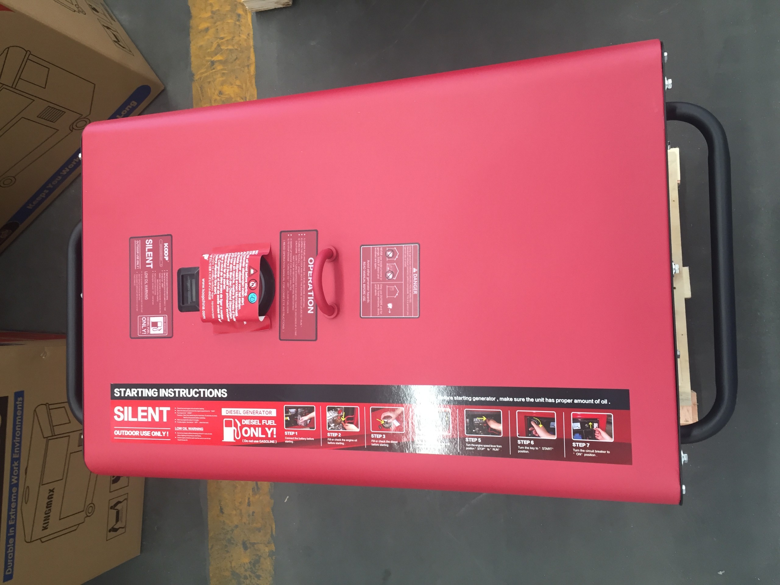 Máy Phát Điện Chạy Dầu 5kVA Koop KDF7500Q