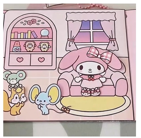 Squishy giấy ngôi nhà của Melody