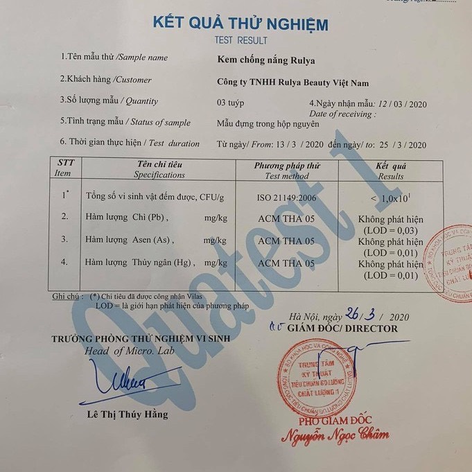 Kem Chống Nắng RULYA SUN BLOCK LOTION