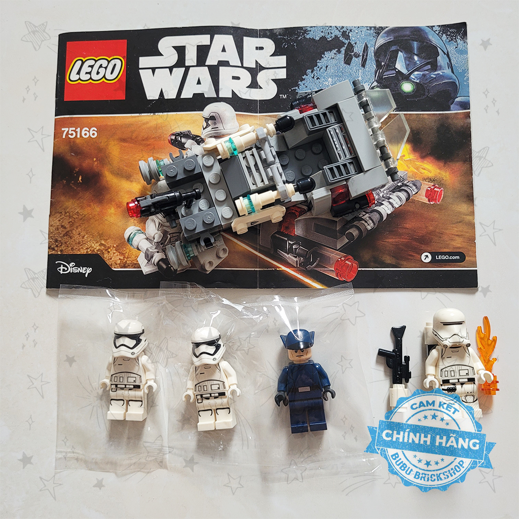 Lego Star Wars 75166 - First Order Transport Speeder Battle Pack - Bộ xếp hình Lego Xe vận chuyển