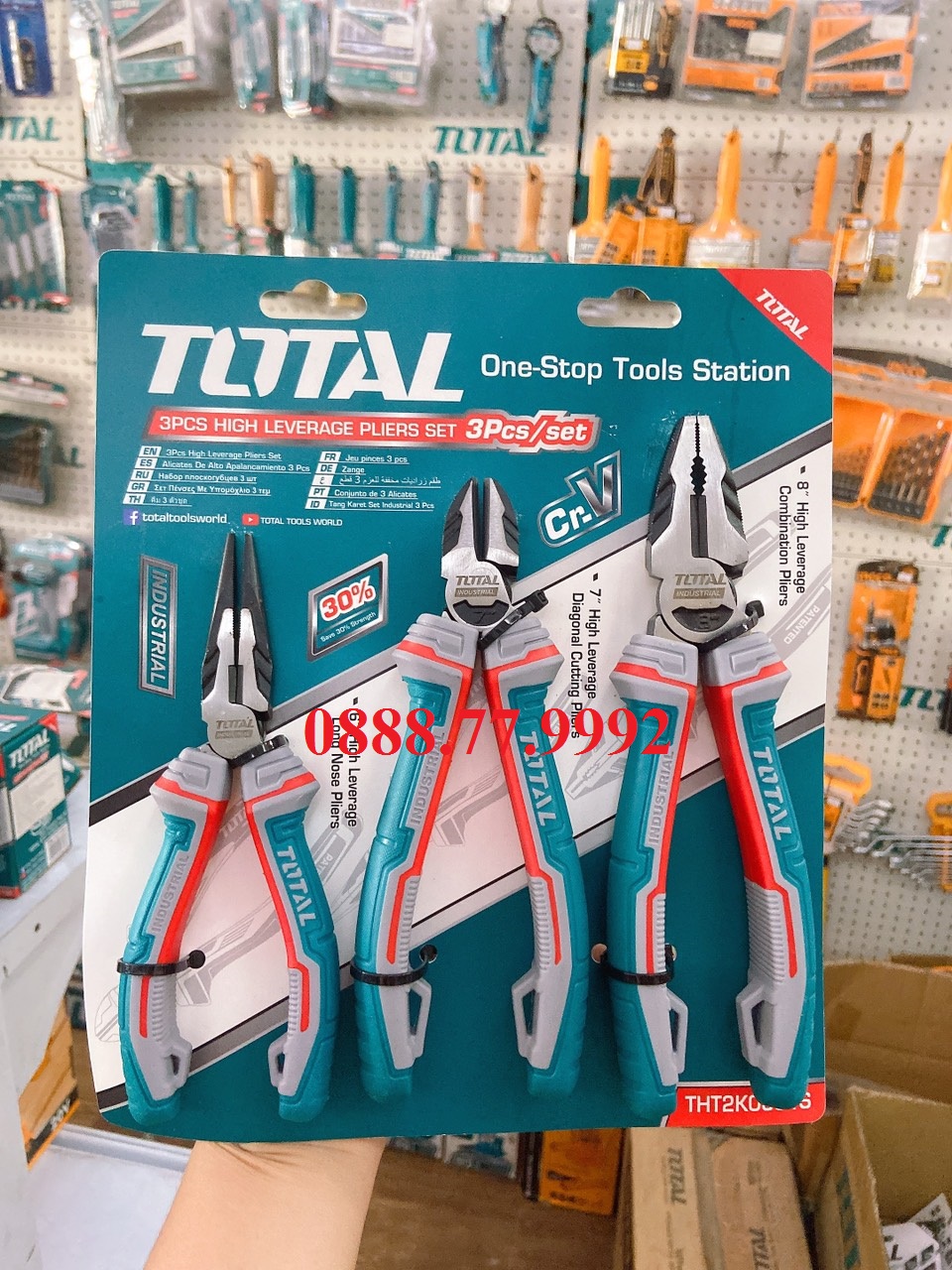 BỘ 3 KỀM RĂNG, CẮT VÀ NHỌN CAO CẤP TOTAL THT2K0301S