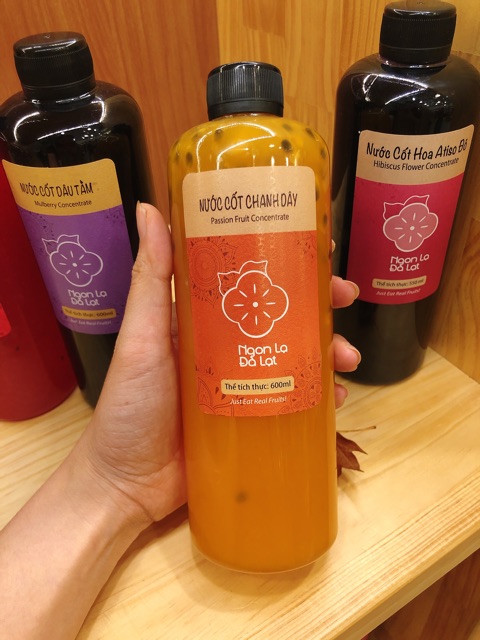 Nước cốt chanh dây 550ml, Đặc Sản Ngon Lạ Đà Lạt