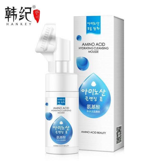 [TẶNG] Sữa rửa mặt amino acid kèm cây cọ rửa mặt giúp tẩy sạch các lớp trang điểm không gây kích ứng ( tặng mặt nạ dưỡng da cao cấp khi mua 2 sp)