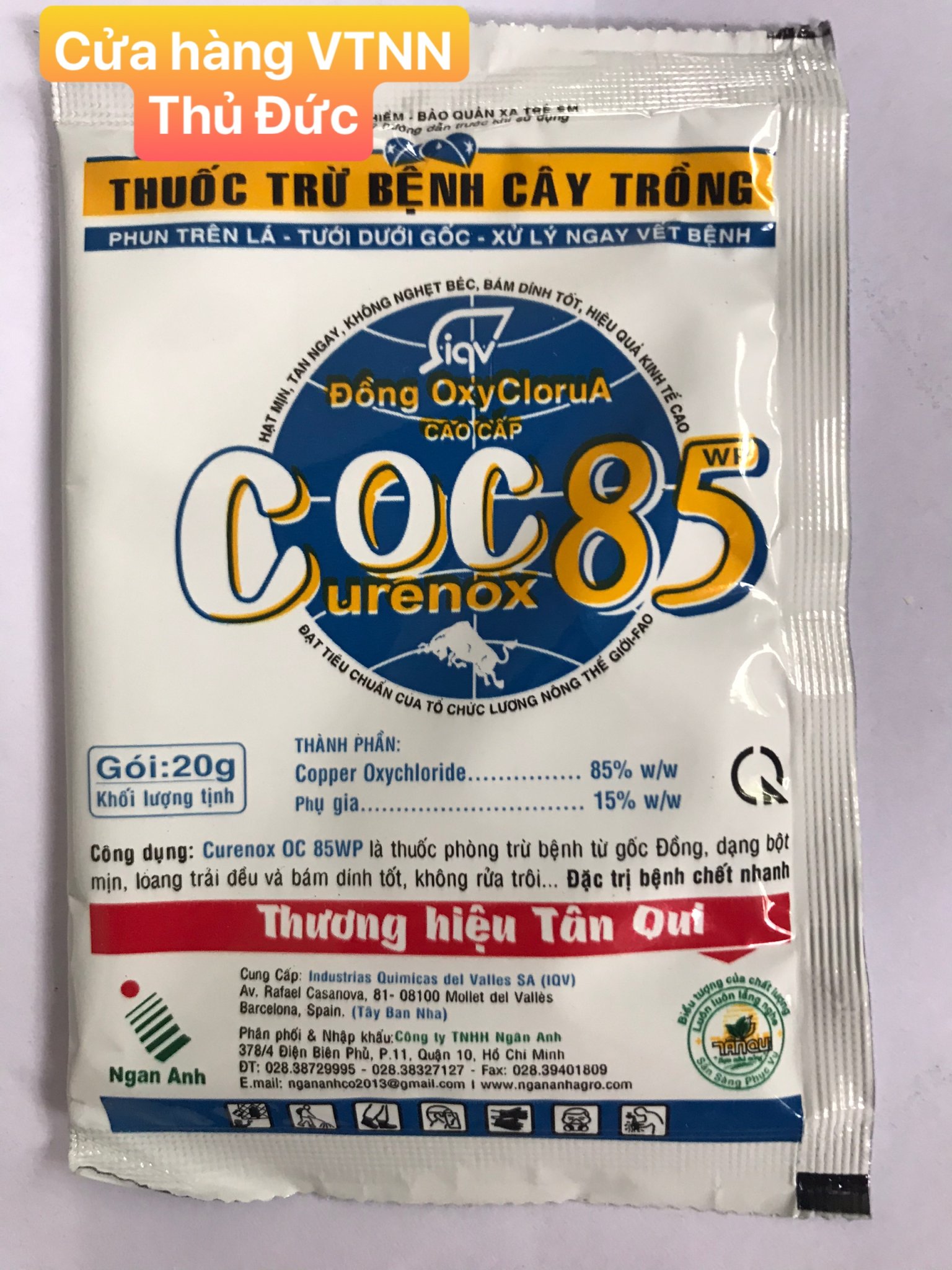 COC 85 1 Gói 20g 100gam