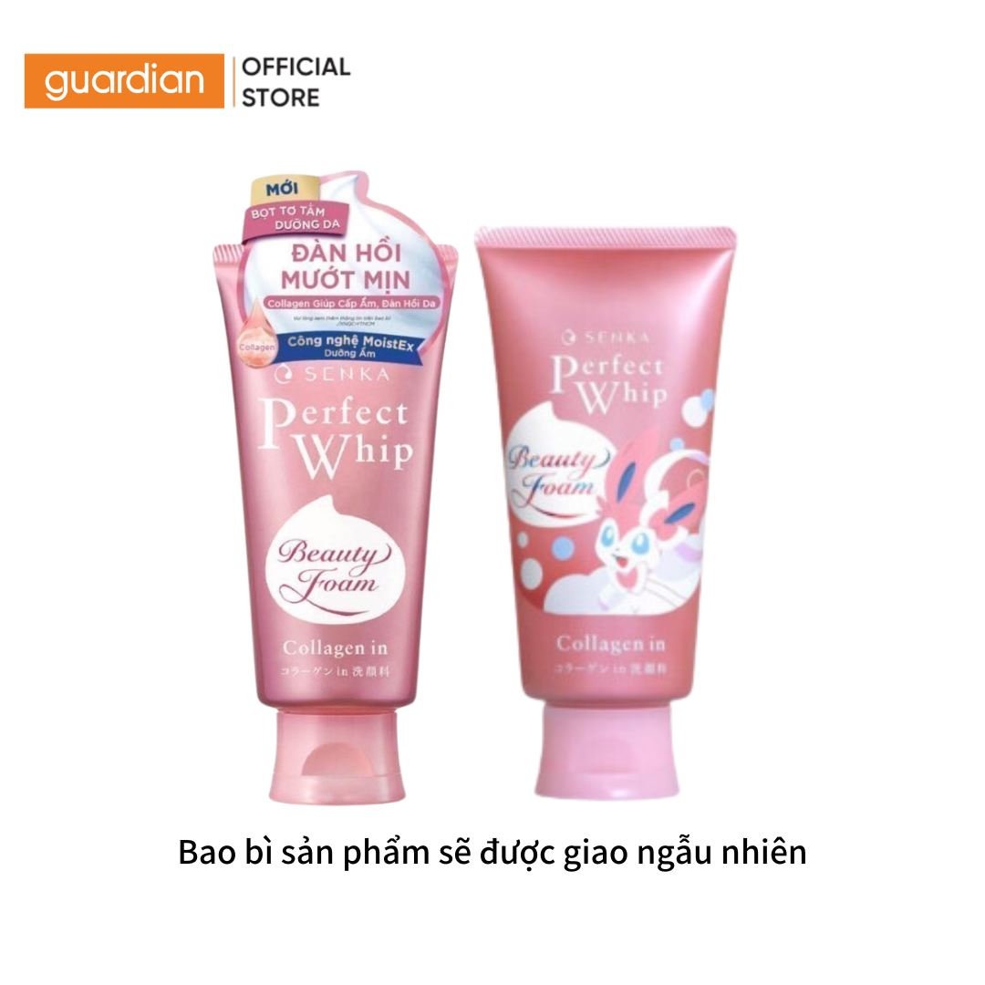 Sữa Rửa Mặt Ẩm Mịn Và Săn Chắc Da Perfect Whip Collagen In Senka 120Gr