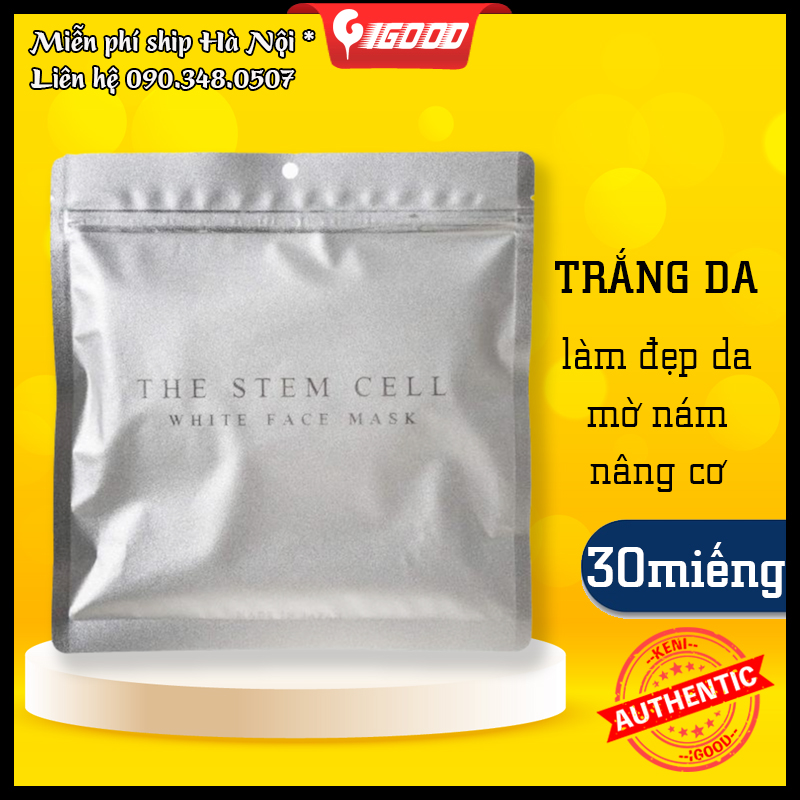 Igood - mặt nạ tế bào gốc the stem cell face mask cao cấp nhật bản 30 miếng