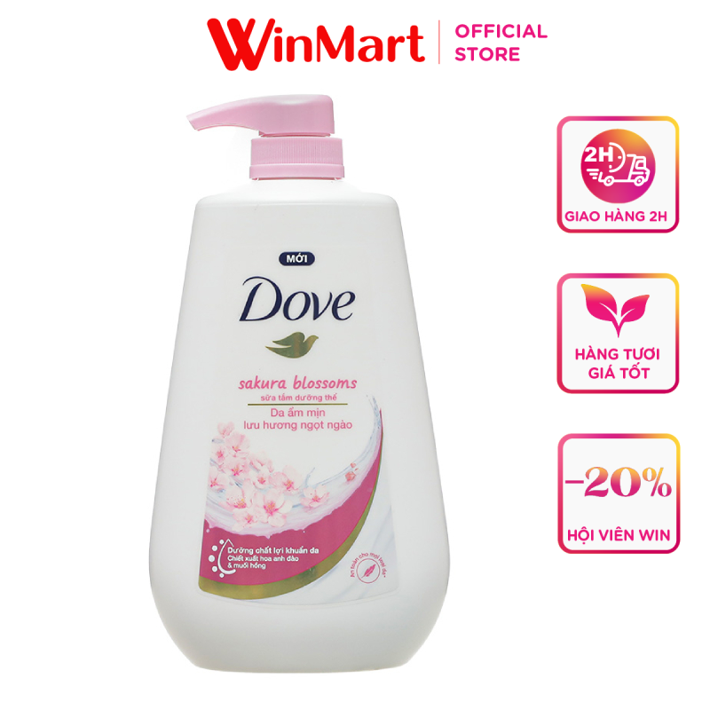 -Sữa tắm Dove hương hoa ngọt ngào chai 900g