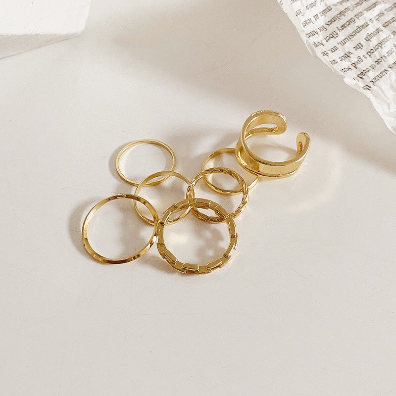 Set nhẫn thời trang dành cho nữ
