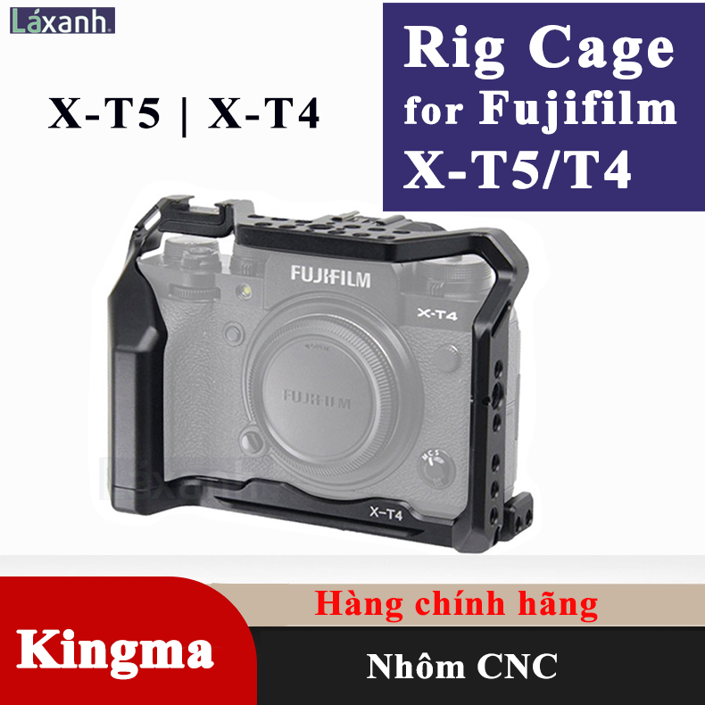 X-T5 X-T4 Fujifilm | Rig Cage giá đỡ khung bảo vệ handcase hand grip L bracket Fujifilm XT5 XT4