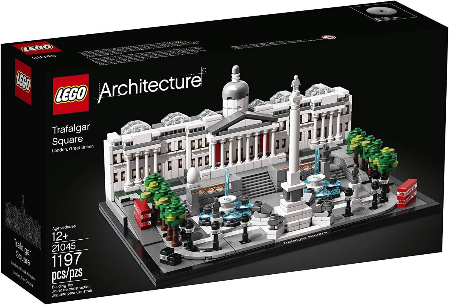 Bộ đồ chơi LEGO Architecture 21045 Trafalgar Square Building (1197 mảnh)