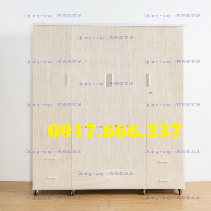 Tủ nhựa đài loan 4 cánh cao cấp giao nhanh hcm