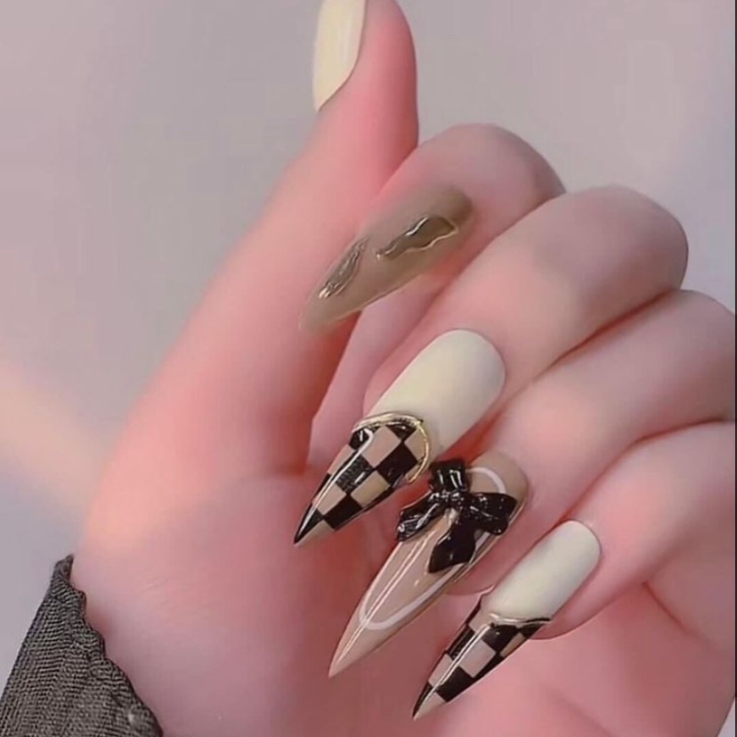 Móng nối tip Hàn Quốc ,from nhọn - Mini Nails