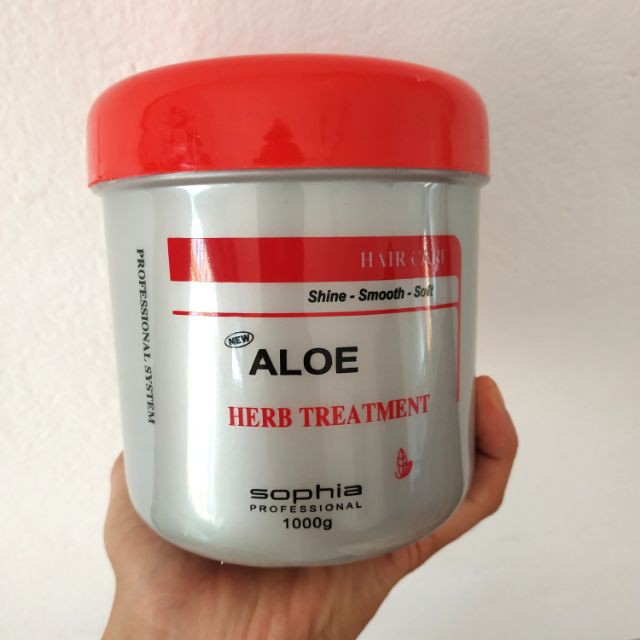 Dầu hấp Tóc Aloe Sophia 500ml - 1000ml siêu mềm mượt