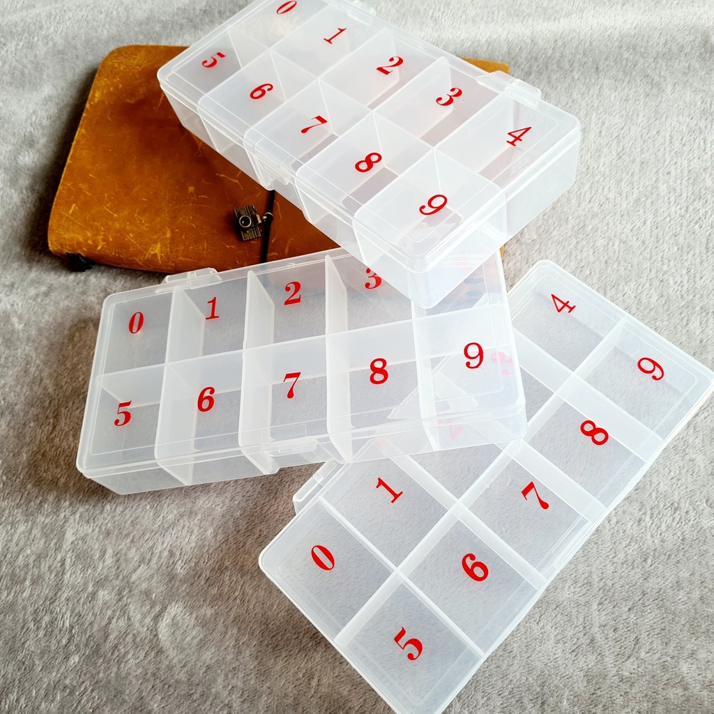 Hộp Đựng Móng 10 Ô