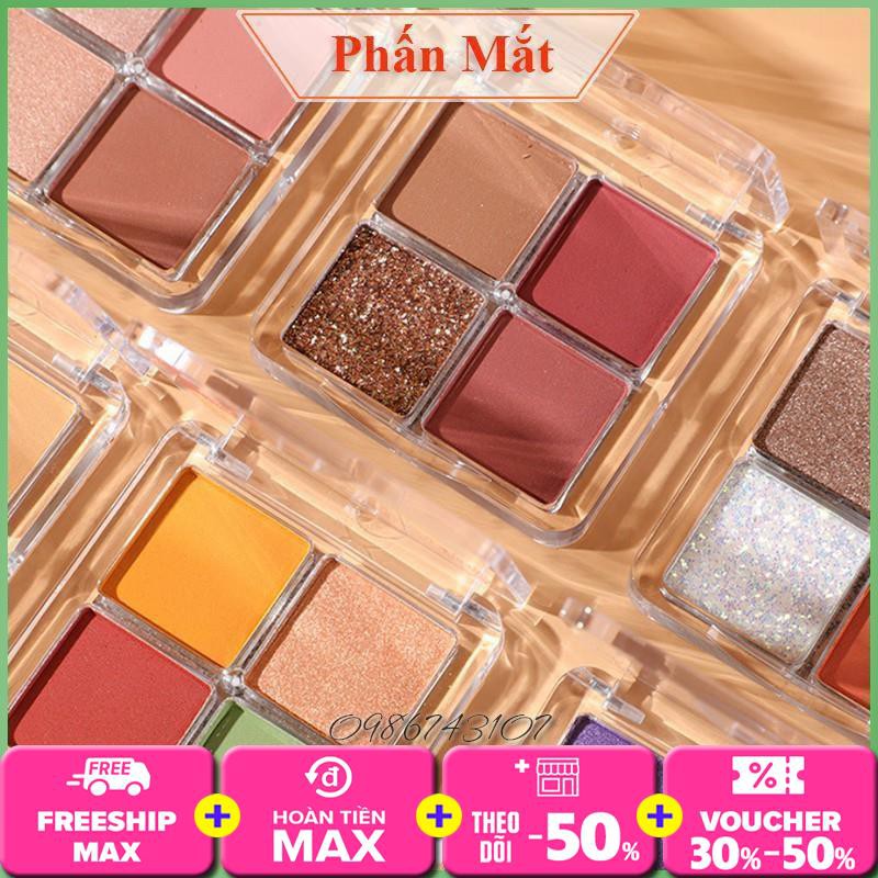 Bảng phấn mắt Lameila 4 ô màu